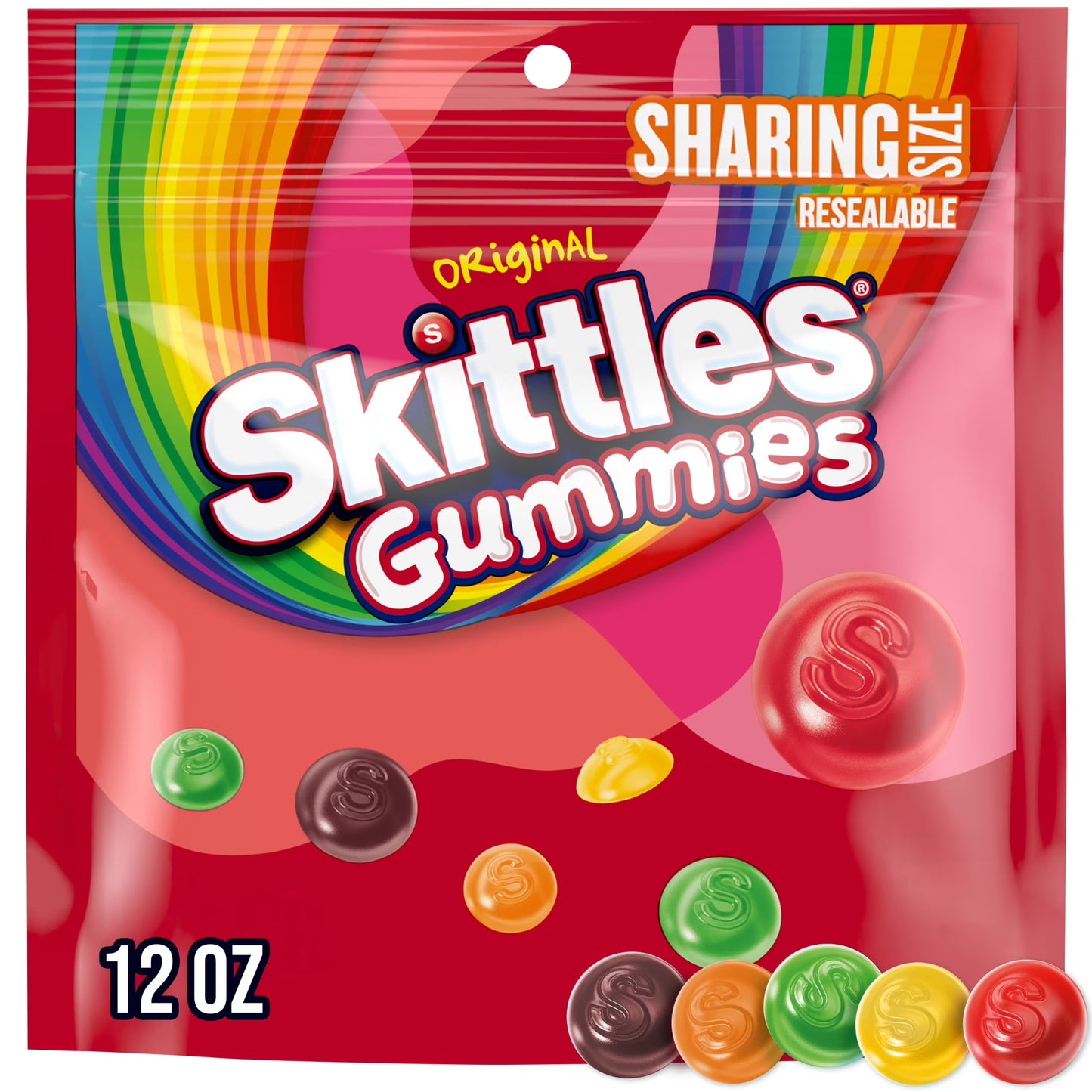 Skittles Original Gummy Candy 12 oz