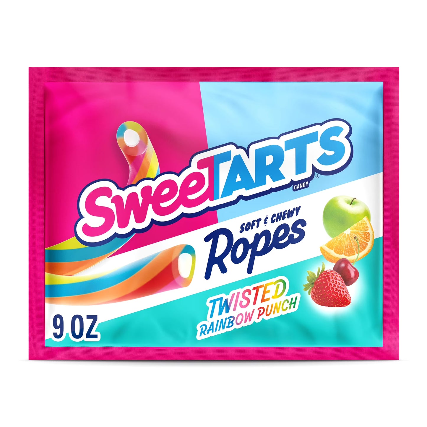 SweeTARTS Rope Rainbow Candy 9 oz