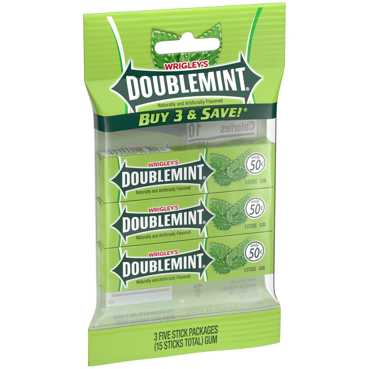 Wrigley's Doublemint Sugar Free 3pack