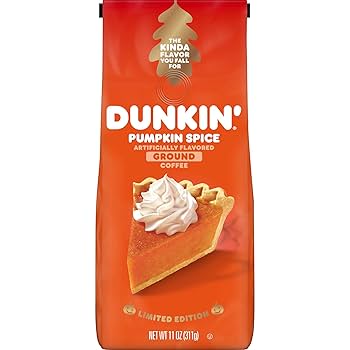 Dunkin' Donuts Pumpkin Spice Coffee 11 o
