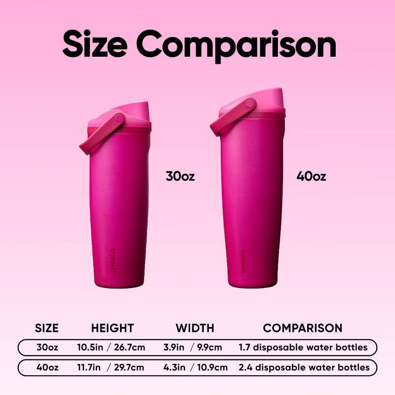 Termo Owala Freesip 30 oz Metallic Pink