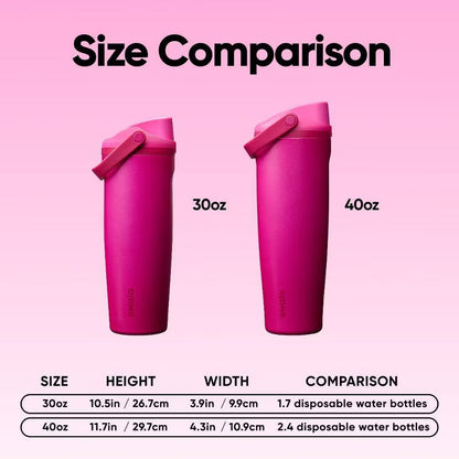 Termo Owala Freesip 30 oz Metallic Pink
