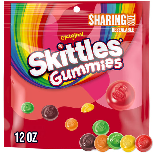 Skittles Original Gummy Candy 12 oz