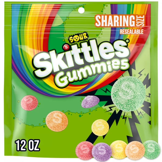 Skittles Gummies Sour 12 oz