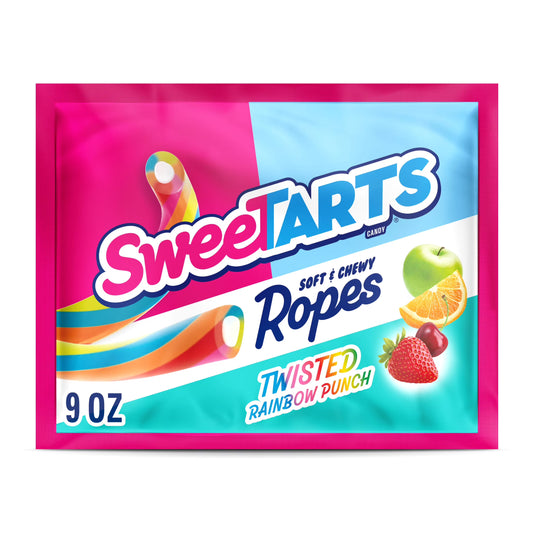 SweeTARTS Rope Rainbow Candy 9 oz