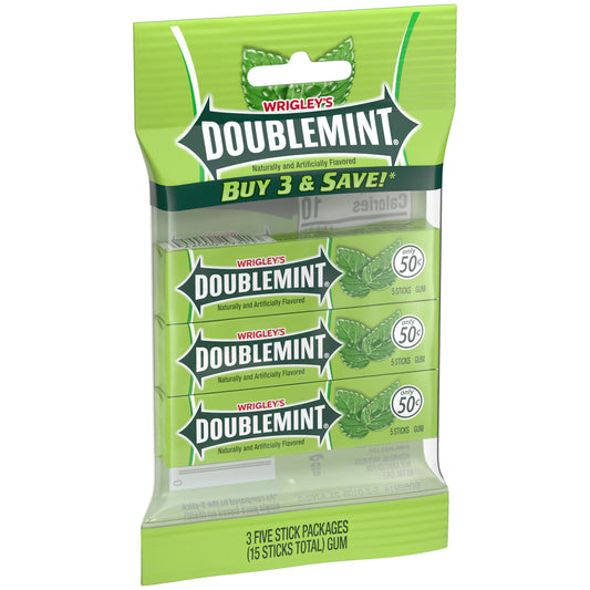 Wrigley's Doublemint Sugar Free 3pack