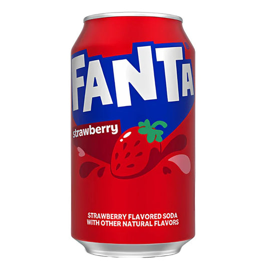 Fanta Strawberry Soda 12 fl oz