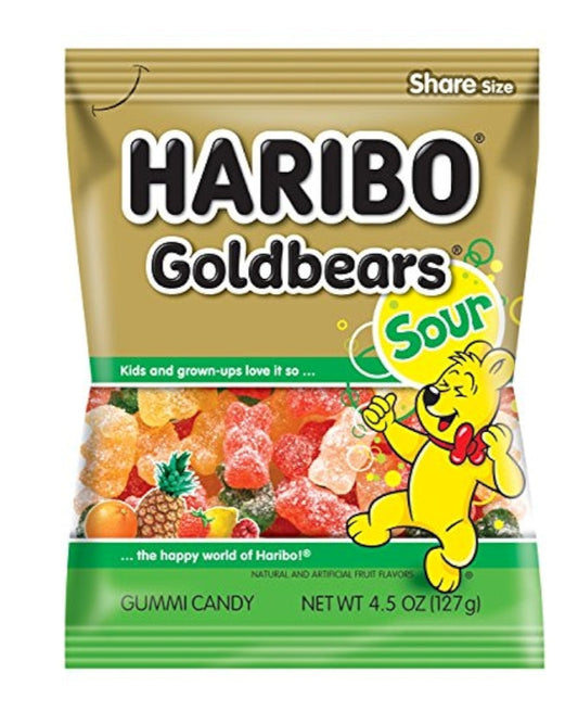 Haribo Sour Goldbears 3.6 oz