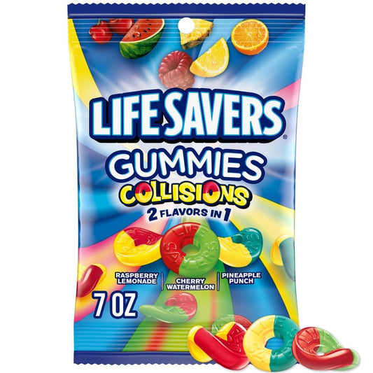 Life Savers Collision Gummies Candy 7 oz