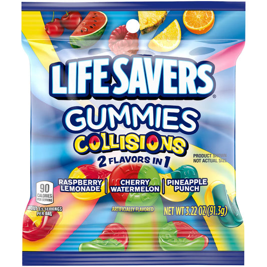 Life Savers Collision Gummies Candy 4 oz