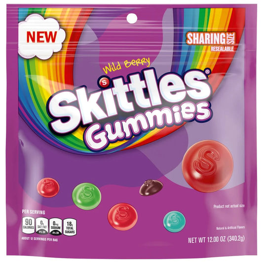 Skittles Wild Berry Gummy 12 oz