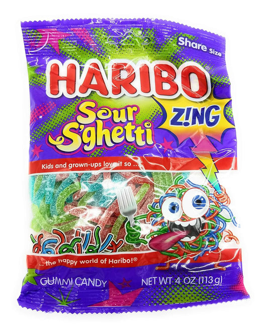 Haribo Sour S'guetti 4 oz
