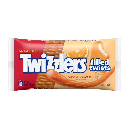 Twizzlers Filled Orange Cream Pop 11 oz